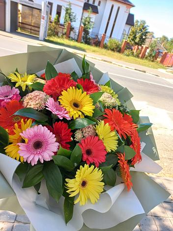 Букет цветов из: Герберы в Сулее